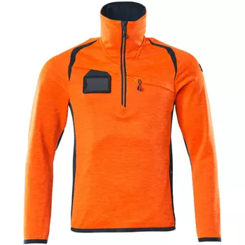 Mascot Accelerate Safe fleece sweater, Hi-Vis Orange/Dark Marine