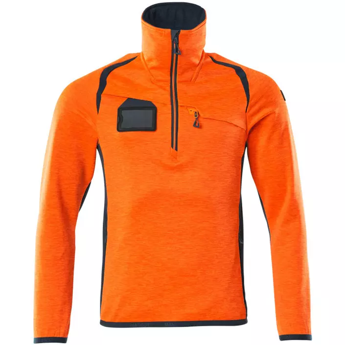 Mascot Accelerate Safe fleece sweater, Hi-Vis Orange/Dark Marine, large image number 0