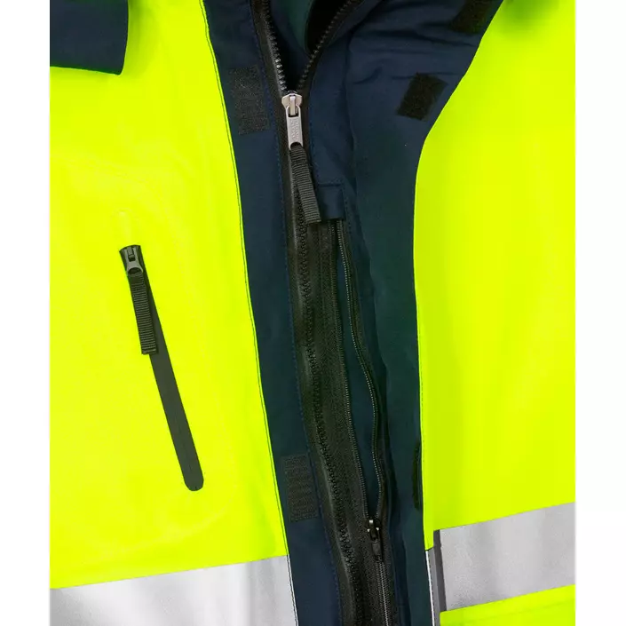 Fristads GORE-TEX® vinterparka jakke 4989, Hi-vis gul/marineblå, large image number 2