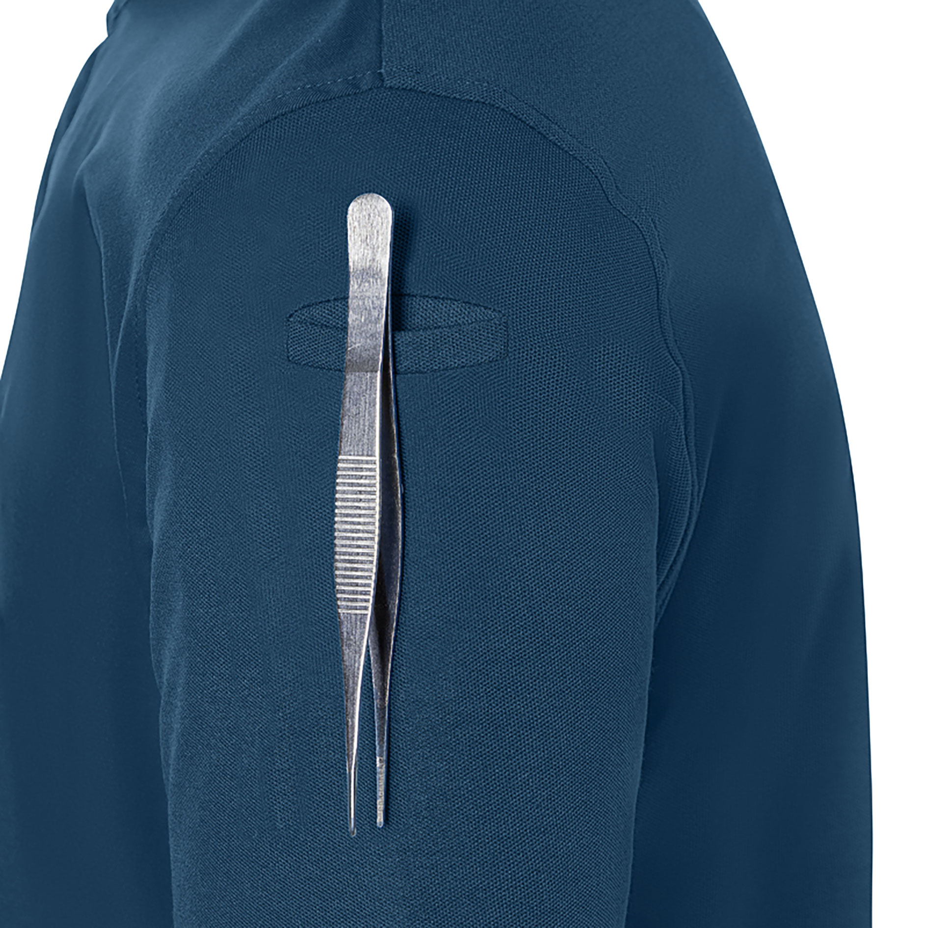 Karlowsky DIAMOND CUT&reg; Avantgarde kortermet kokkejakke, Steel Blue, large image number 5