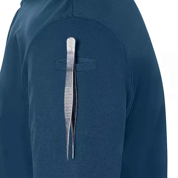 Karlowsky DIAMOND CUT® Avantgarde kortärmad kockjacka, Steel Blue, large image number 5