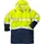 Fristads raincoat 4634, Hi-Vis yellow/marine, Hi-Vis yellow/marine, swatch