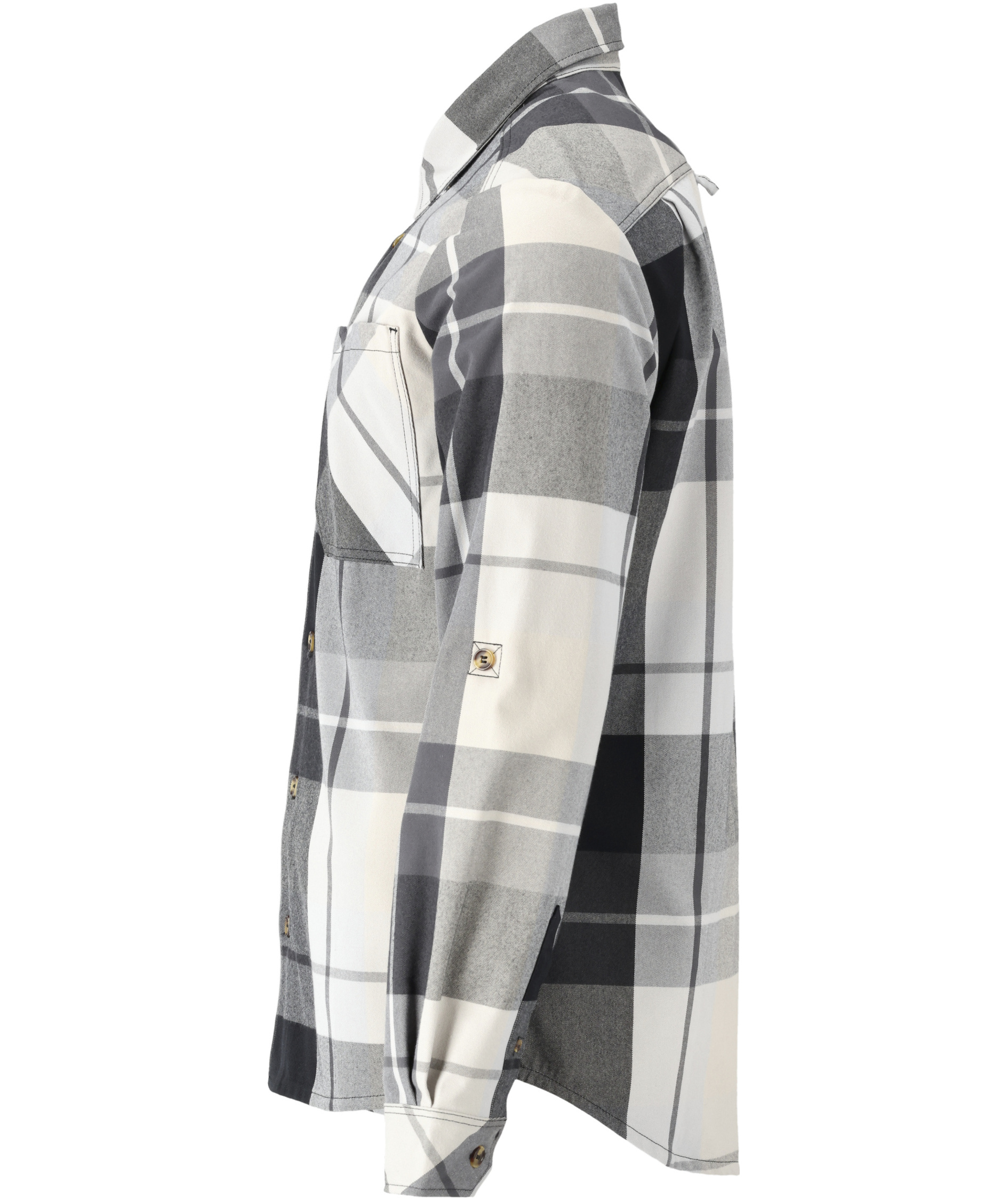 Mascot Customized flannel shirt, Stone grey, large image number 3