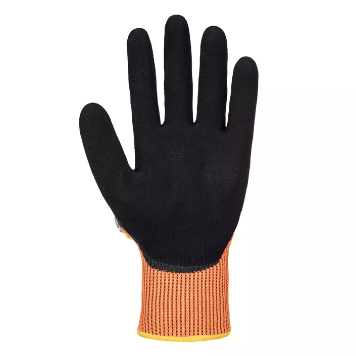 Portwest DW VHR impact-reducing cut resistant gloves Cut E, Orange, large image number 1