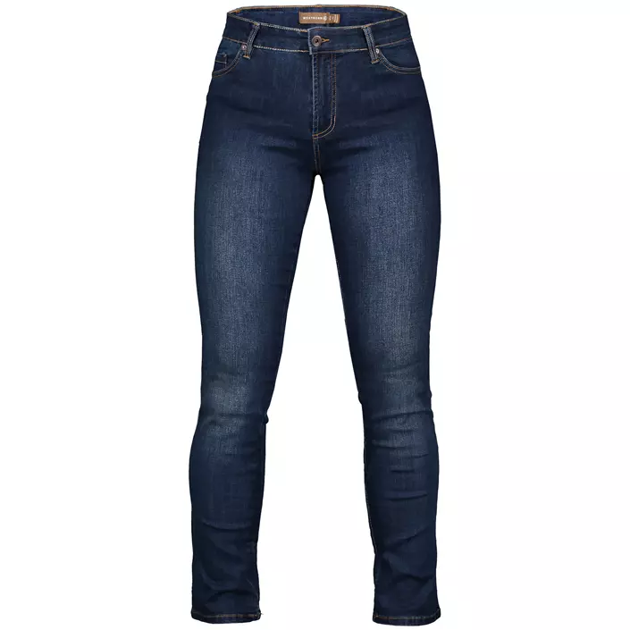 Westborn Regular Fit jeans dam, Denim blue washed, large image number 0