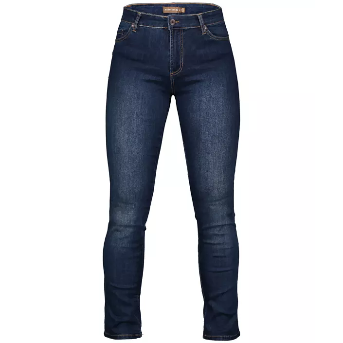 Westborn Regular Fit dame jeans, Denim blue washed, large image number 0