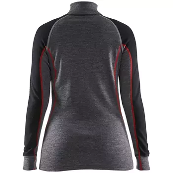 Blåkläder XWARM women's long-sleeved undershirt with merino wool, Medium grey/black