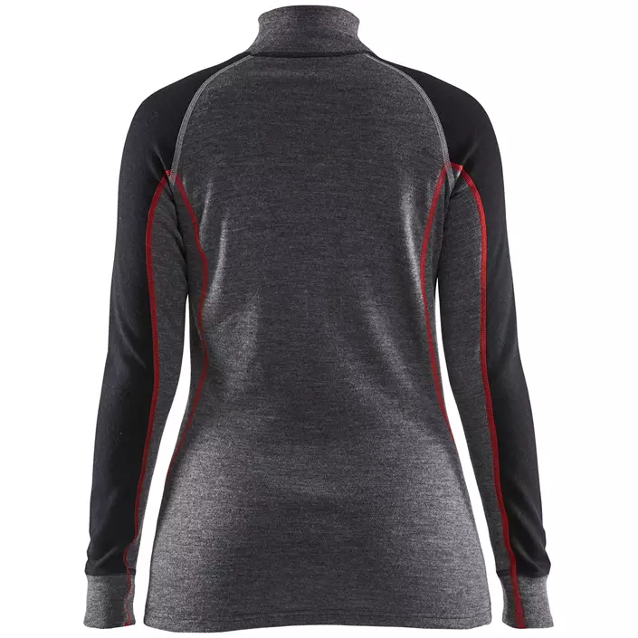 Blåkläder XWARM women's long-sleeved undershirt with merino wool, Medium grey/black, large image number 1