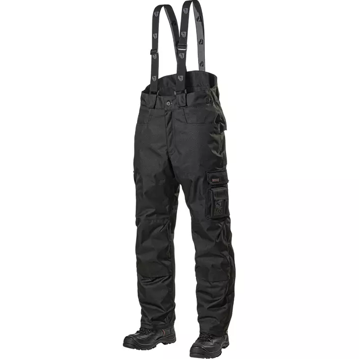L.Brador ski trousers / winter trousers 190P, Black, large image number 0