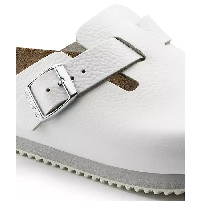 Birkenstock Boston Supergrip Narrow Fit sandals, White, large image number 6