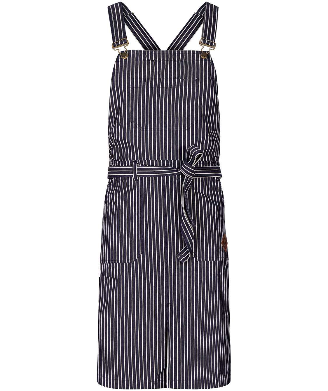 Segers 4092 br&ouml;stlappsf&ouml;rkl&auml;de med fickor, Striped Denim, Striped Denim, large image number 2