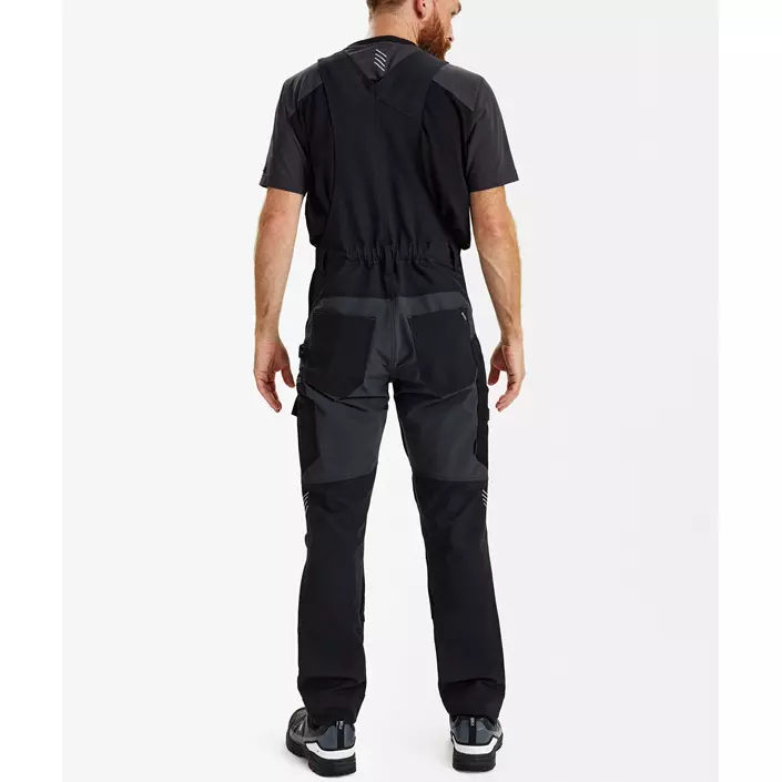 Engel Entire overalls full stretch, Black/Anthracite Grey, large image number 4