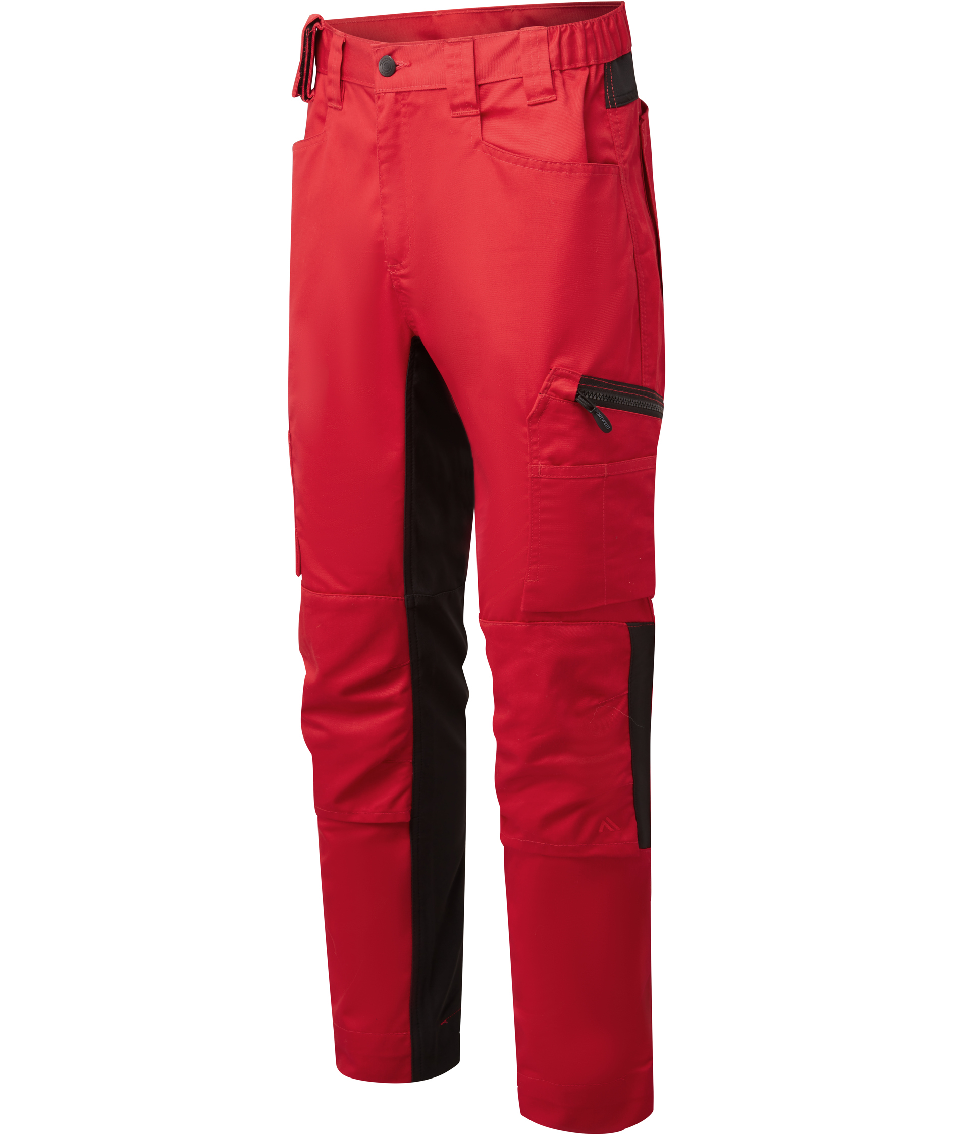 Portwest WX2 Eco arbejdsbukser, Dyb r&oslash;d, large image number 2