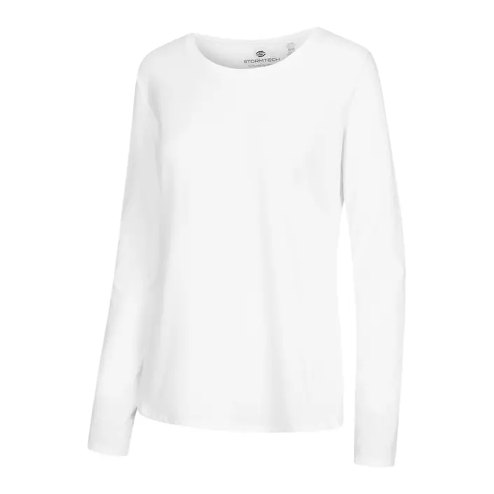 Stormtech Torcello langermet dame T-skjorte, Hvit, large image number 0