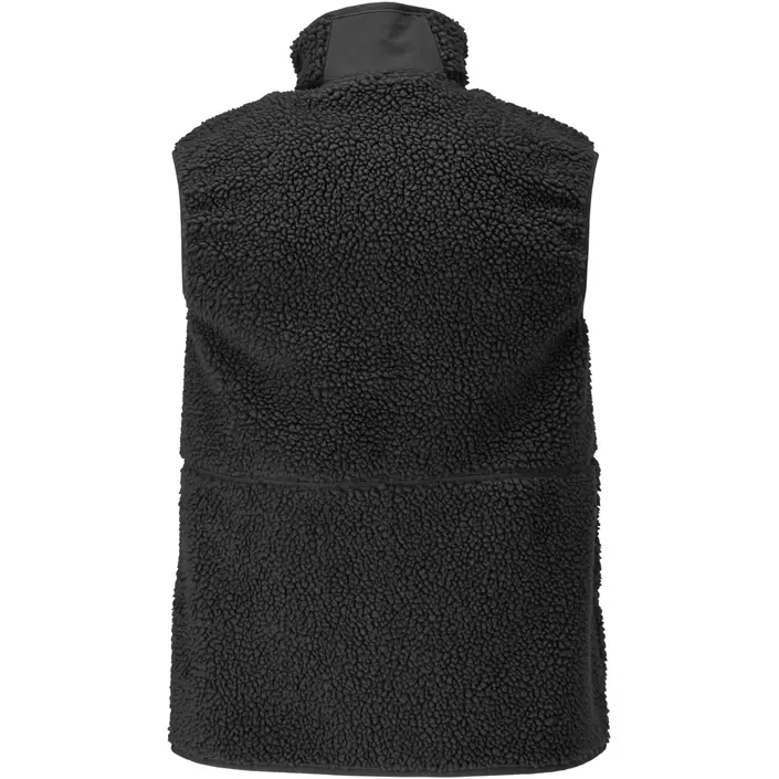 Mascot Customized fibre pile vest, Black, large image number 1