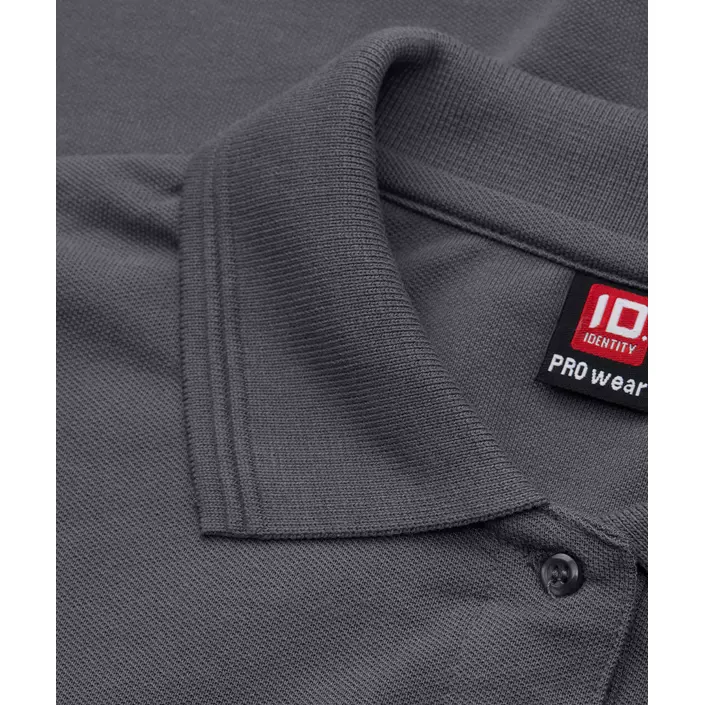 ID PRO Wear dame Polo T-shirt, Silver Grey, large image number 3