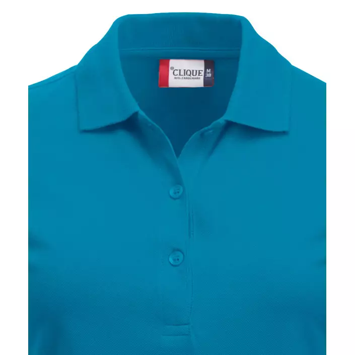 Clique Classic Marion dame polo T-Skjorte, Turkis, large image number 1