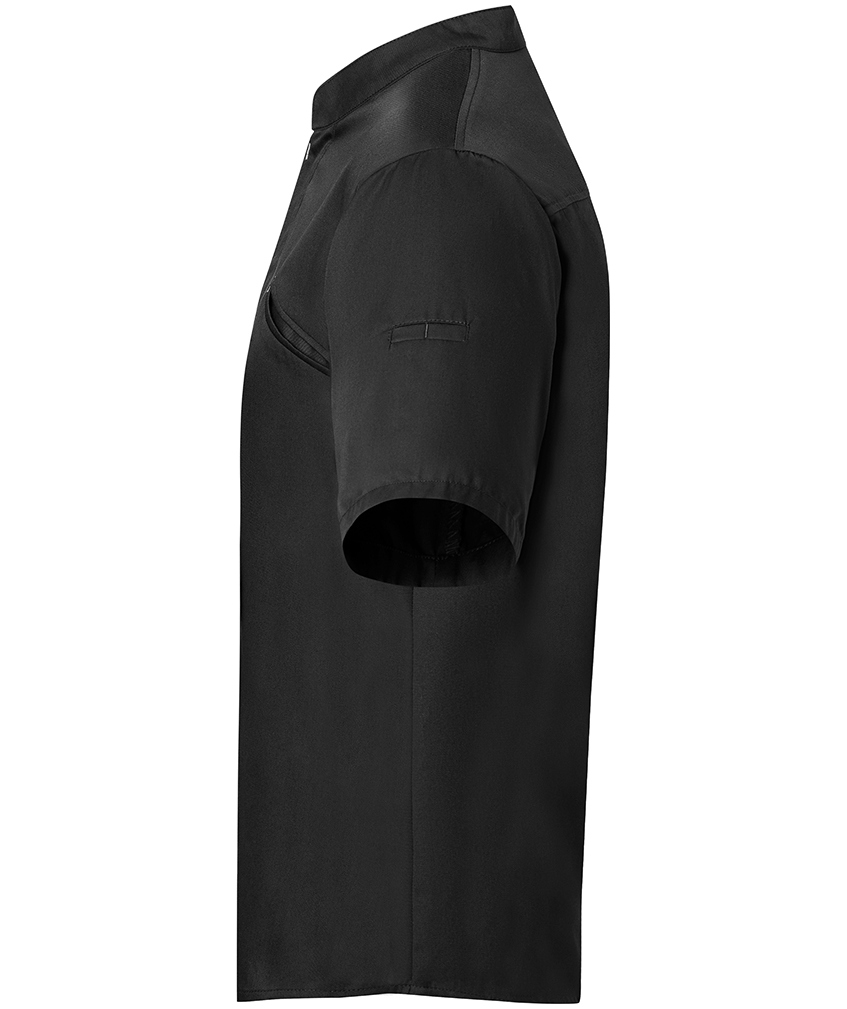 Karlowsky Modern-Touch kort&aelig;rmet kokkejakke, Black, large image number 4
