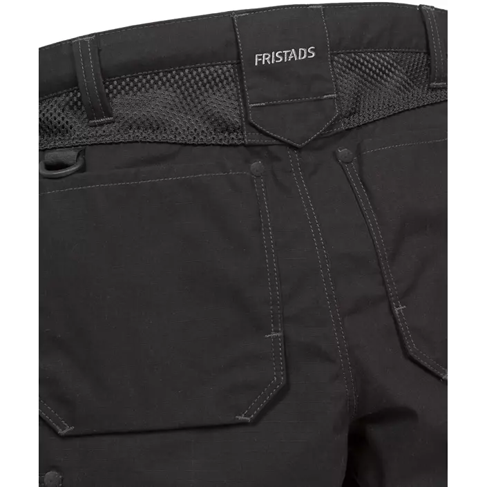 Fristads craftsman trousers 2093, Black/Yellow, large image number 2