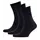 Westborn 3-pack bamboo socks, Black, Black, swatch