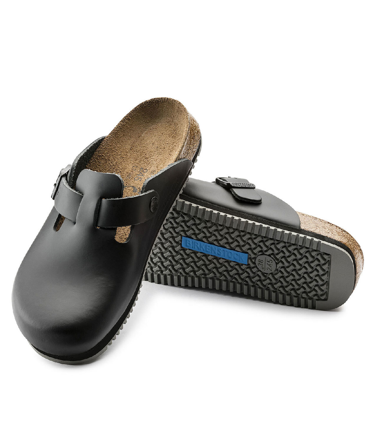 Birkenstock Boston Supergrip Narrow Fit sandals, Black, large image number 2