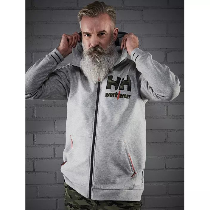 Helly Hansen Kensington hoodie, Gråmelerad/Camouflage, large image number 2