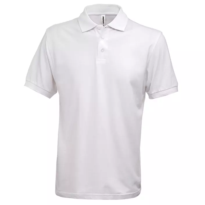 Fristads Acode Heavy Polo T-shirt, Hvid, large image number 0