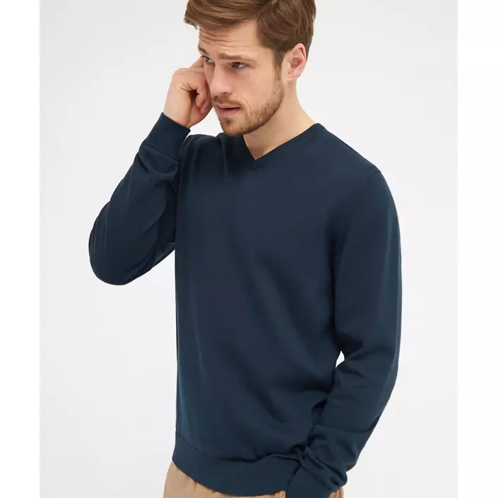 Clipper Napoli knitted pullover, Captain Navy, large image number 3