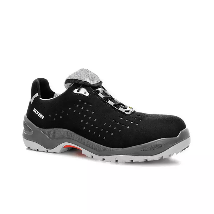 Elten Impulse grey low safety shoes S1, Black, large image number 0