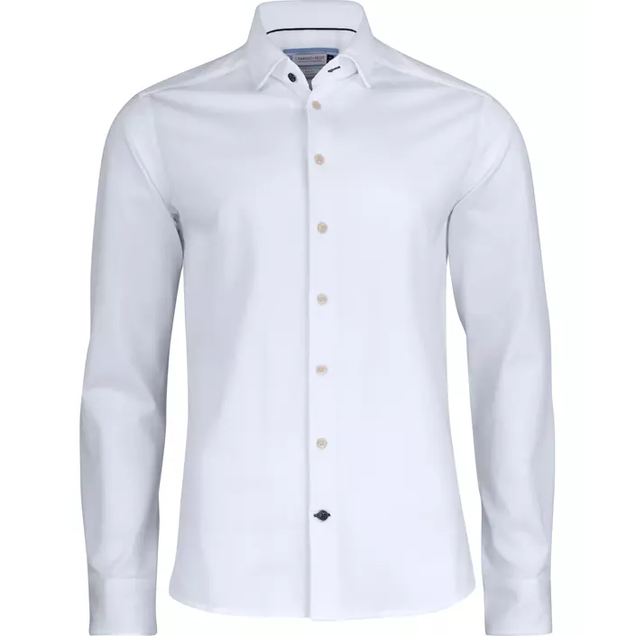 J. Harvest & Frost Indigo Bow 34 slim fit skjorta, Vit, large image number 0