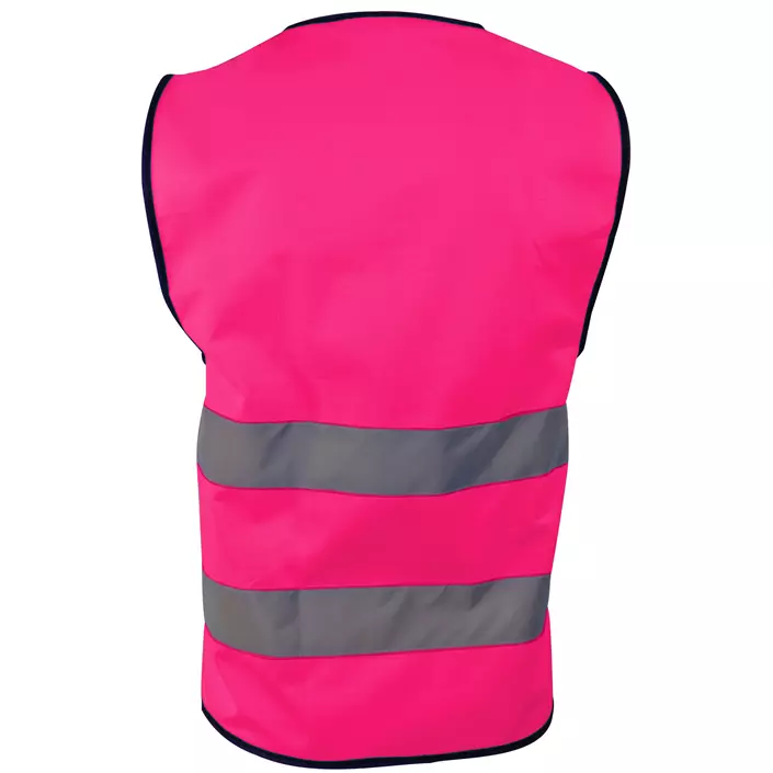 YOU Flen reflective safety vest, Raspberry, large image number 1