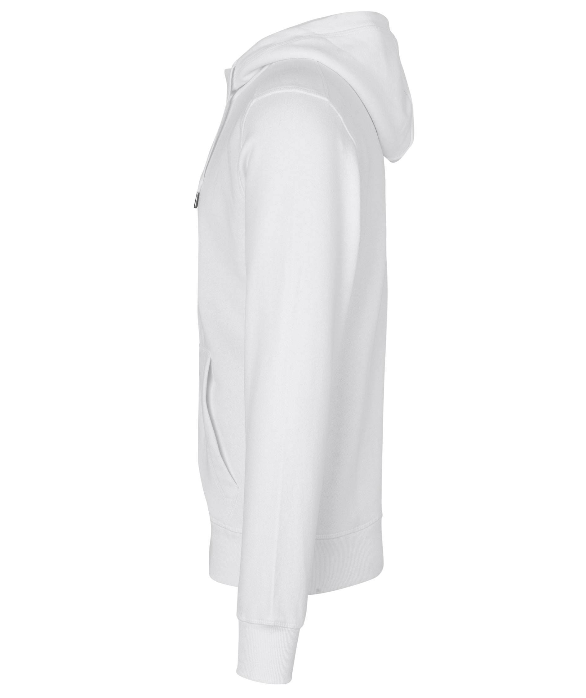 ID Core hoodie med dragkedja, Vit, large image number 2