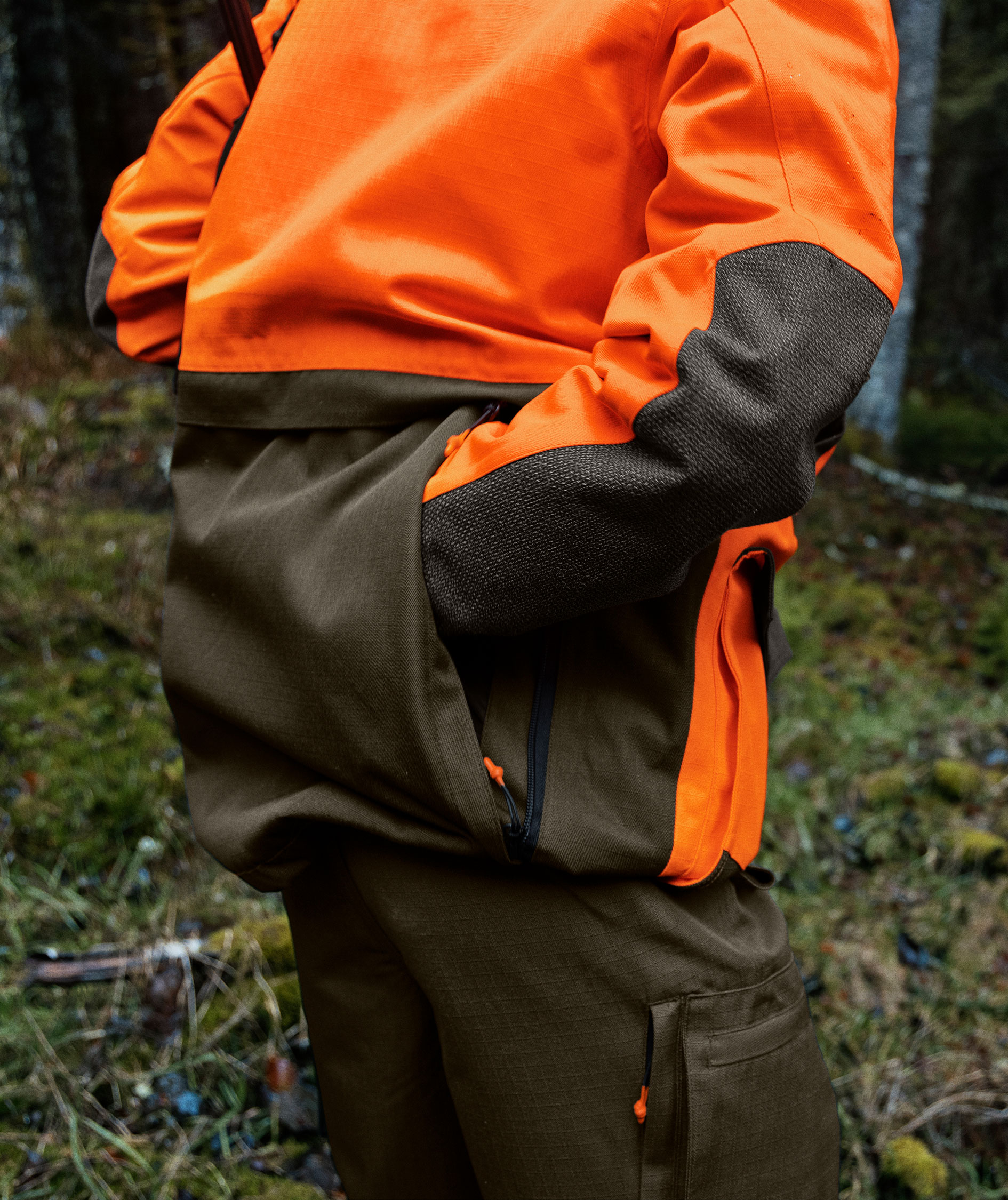 Seeland Venture Rover jacket, Hi-Vis Orange/Pine Green, large image number 9