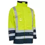 Elka Securetech Multinorm jakke, Hi-Vis gul/marineblå