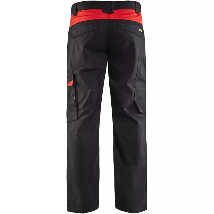 Blåkläder service trousers 1404, Black/Red, large image number 1