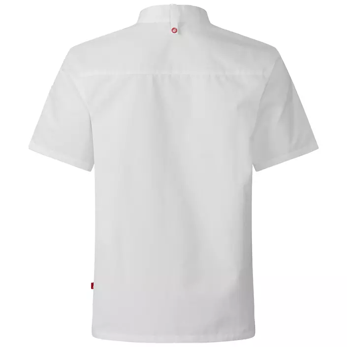 Segers 1097 kortärmad kockskjorta, Vit, large image number 2