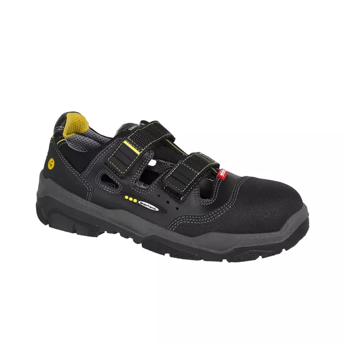 Jalas 1510 Antislip safety sandals S1, Black, large image number 2
