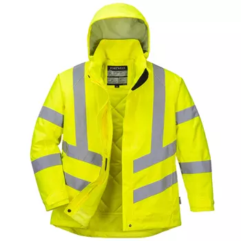 Portwest women's winter jacket, Hi-Vis Yellow