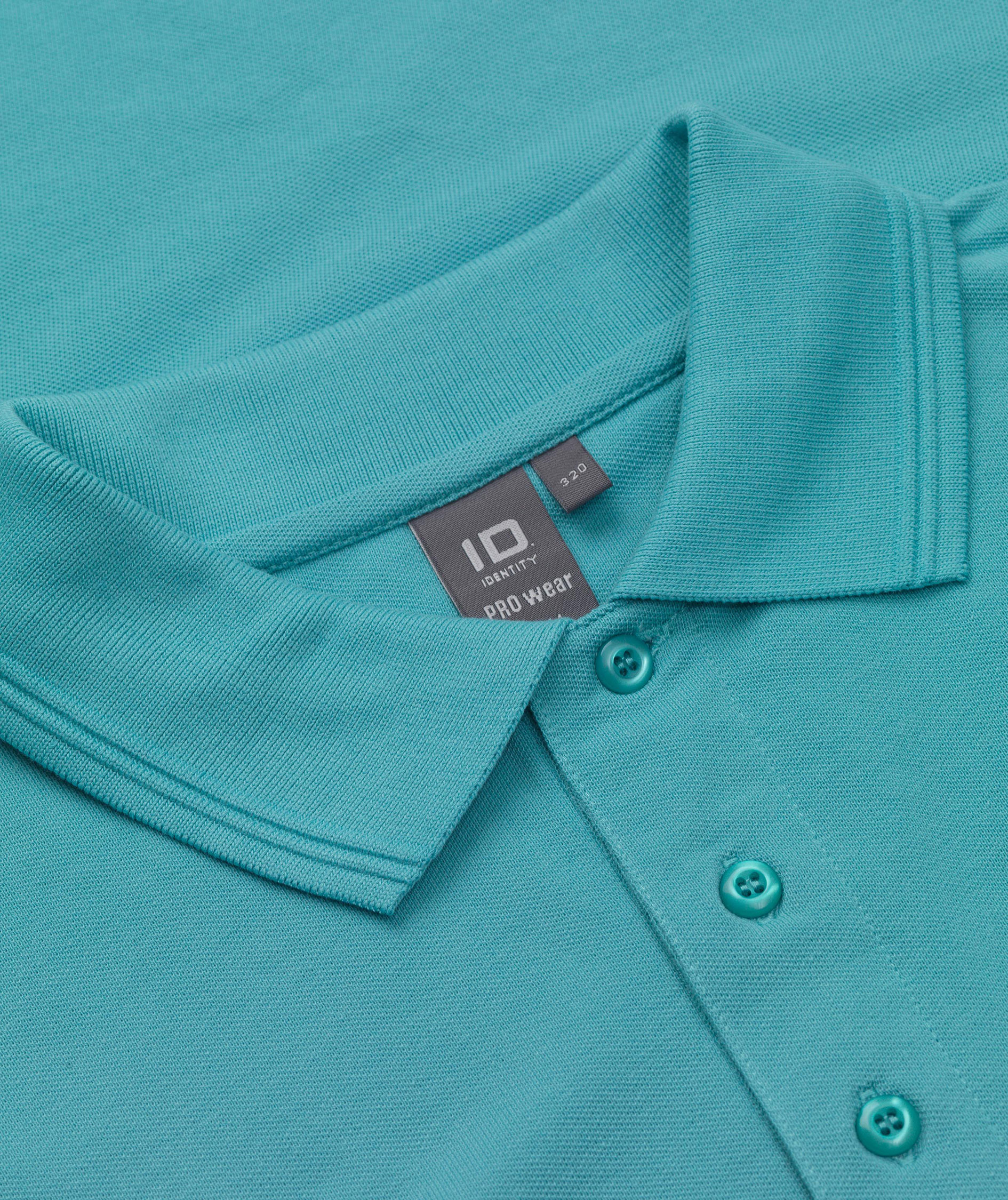 ID PRO Wear Polo shirt with chest pocket, Dusty Aqua, large image number 3