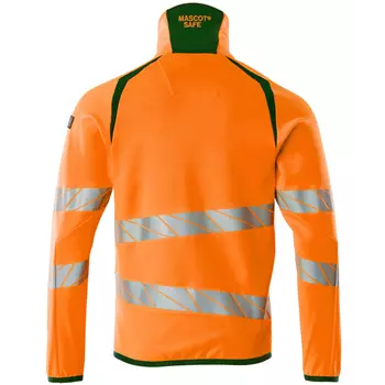 Mascot Accelerate Safe fleece jacket, Hi-Vis Orange/Moss