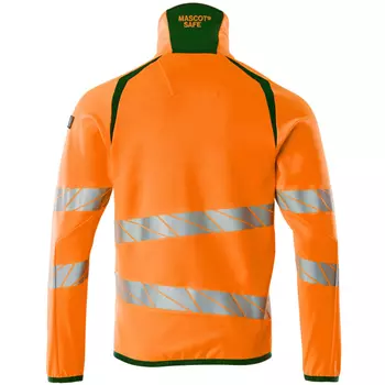 Mascot Accelerate Safe fleece jacket, Hi-Vis Orange/Moss