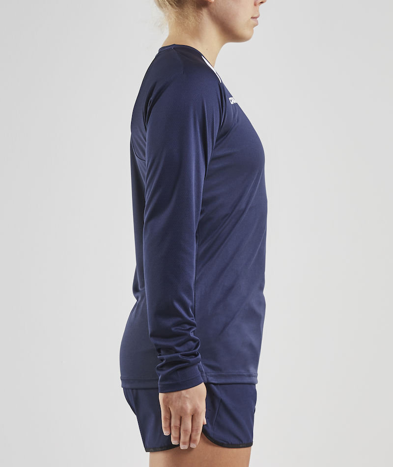 Craft Pro Control Impact long-sleeved women's T-shirt, Navy/White, large image number 4
