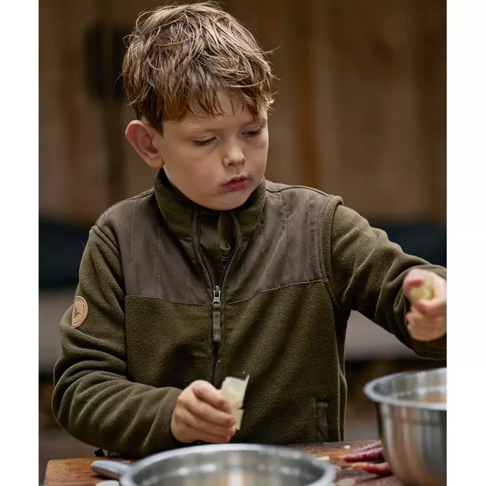 Seeland Bolt fleece jacket for kids, Pine green, large image number 1