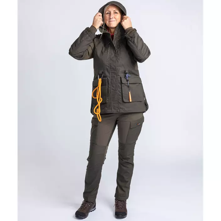 Pinewood Dog Sports Trainer Extreme damejakke, Moss green, large image number 10