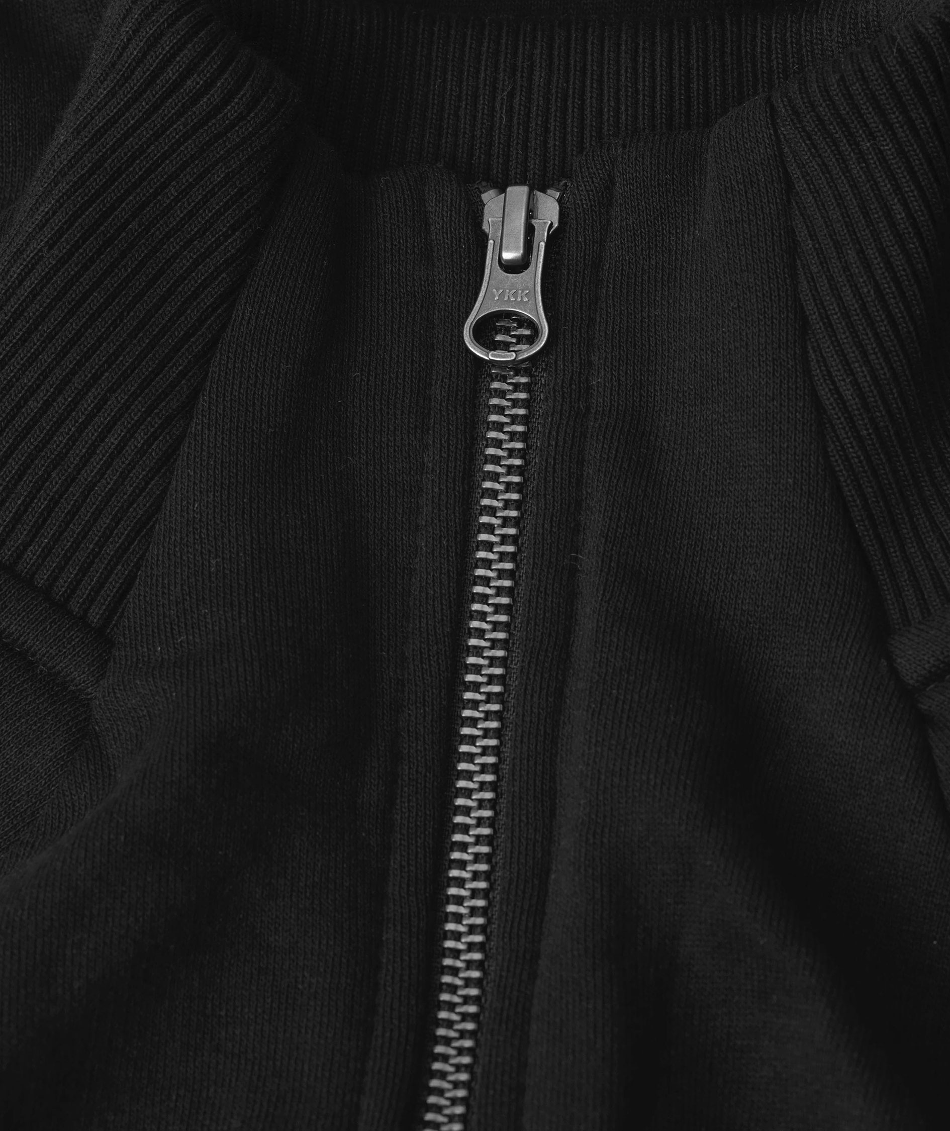 ID cardigan with zipper women's, Black, Black, large image number 3