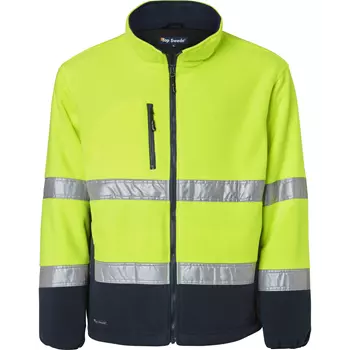 Top Swede fleece jacket 264, Hi-Vis Yellow/Navy