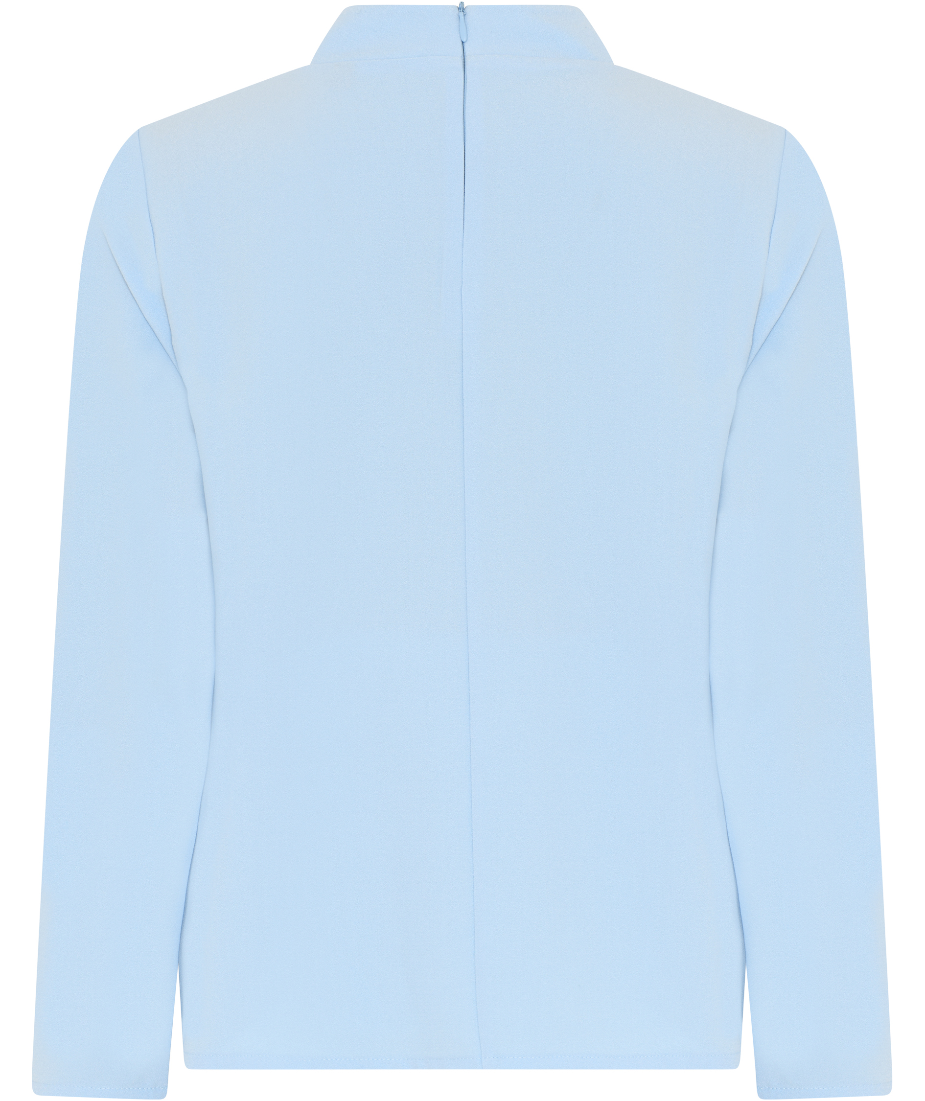 CC55 Avignon blus med h&ouml;g krage dam, Ljus Bl&aring;, Ljus Bl&aring;, large image number 1