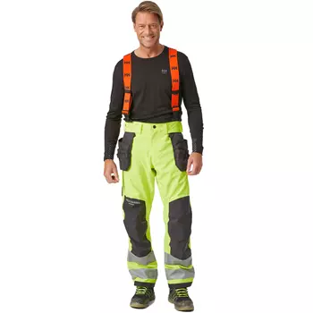 Helly Hansen Alna 2.0 shell trousers, Hi-vis yellow/charcoal