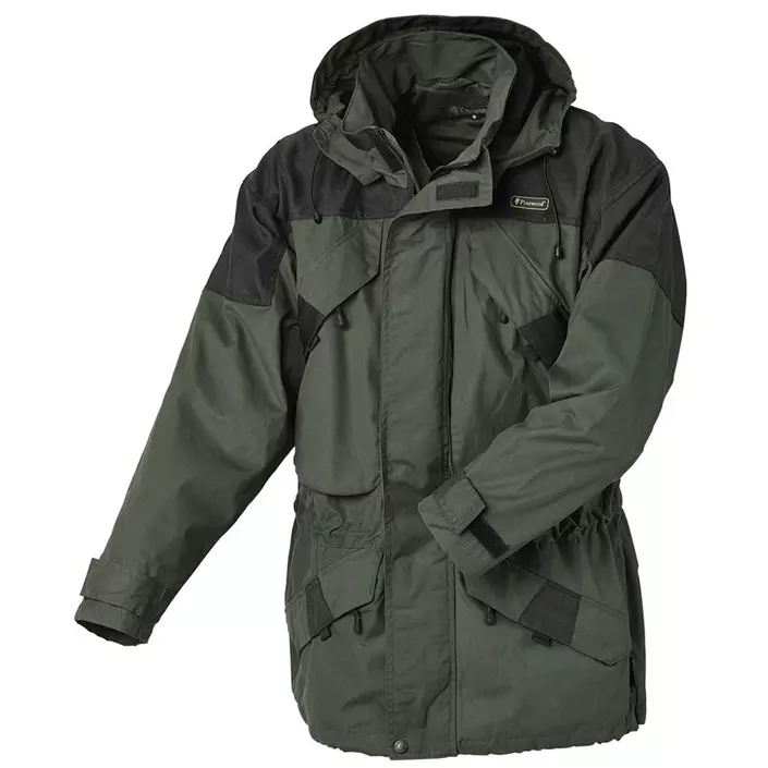 Pinewood Lappland Extreme jacket with insect-stop for kids, Dark Green, large image number 0