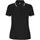 ID stretch dame polo T-shirt, Sort, Sort, swatch